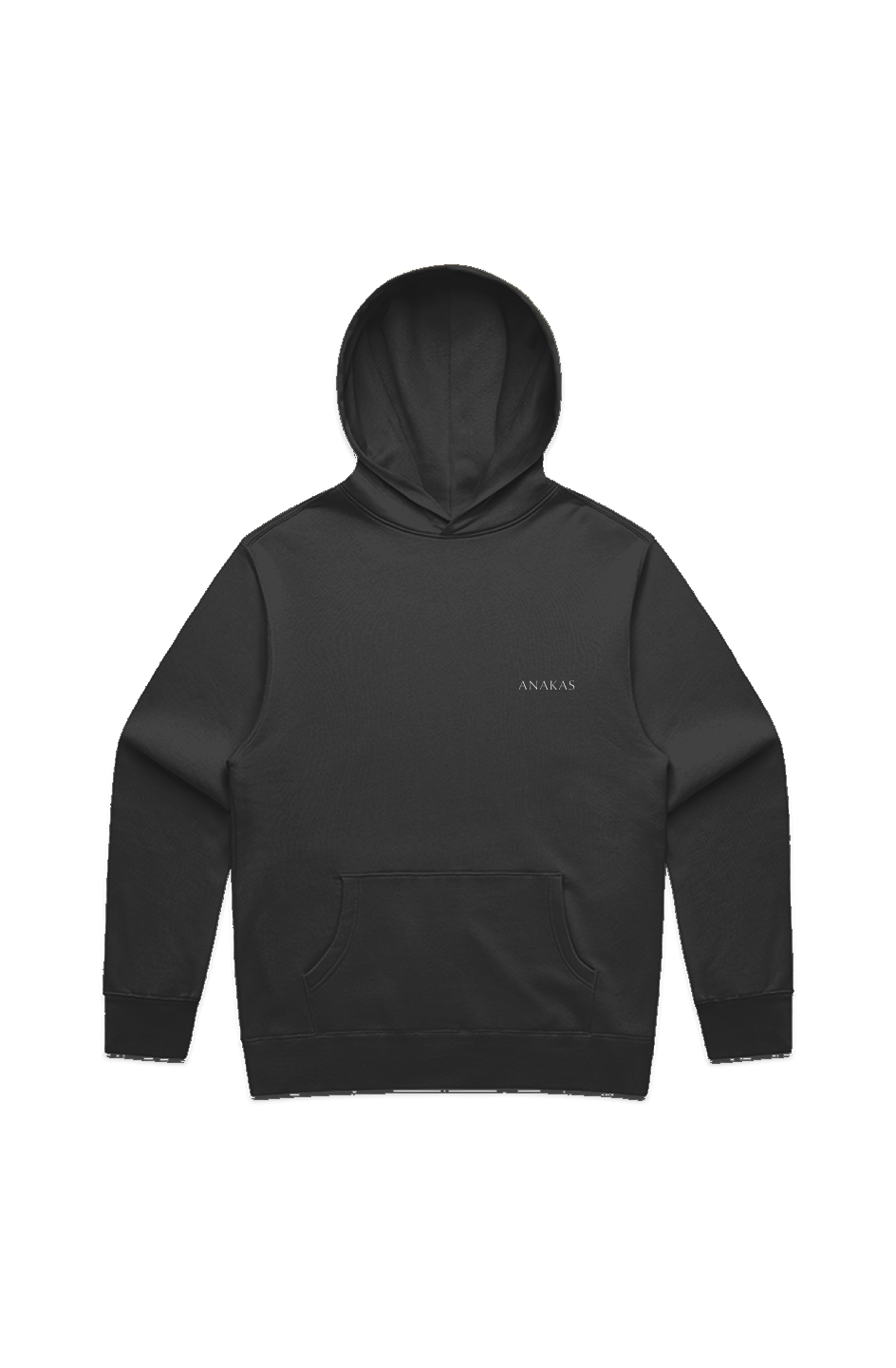 ANAKAS Hoodie in Black, front view