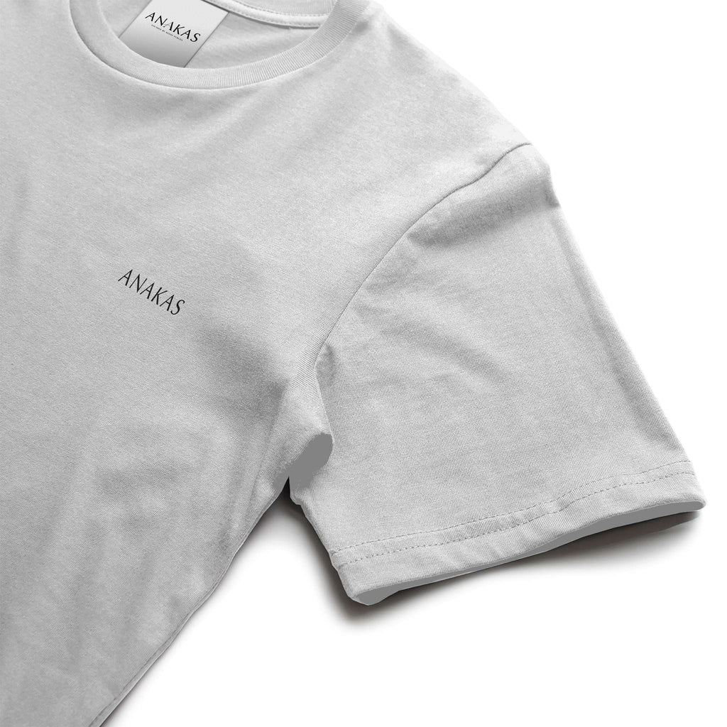 ANAKAS Heavyweight Tee in White, front zoom view