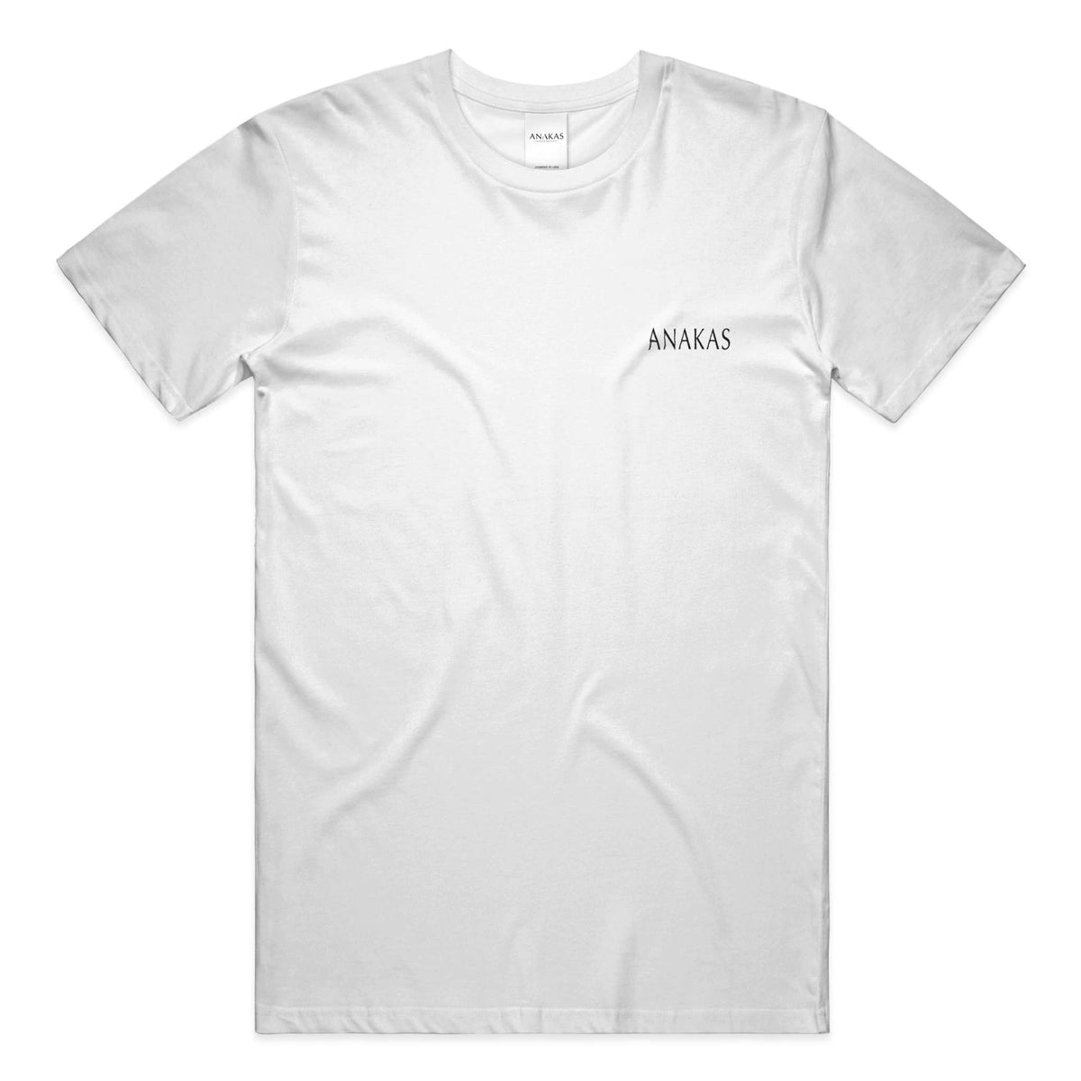 ANAKAS Oversized Tee in White, front view