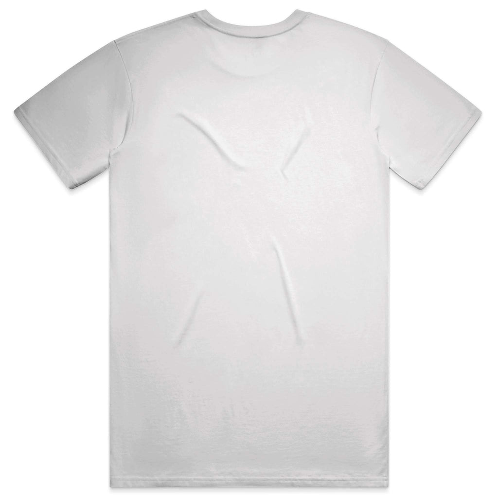 ANAKAS Heavyweight Tee in White, back view