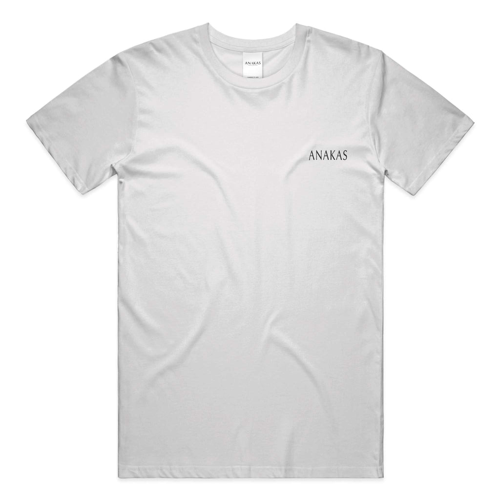 ANAKAS Heavyweight Tee in White, front2 view