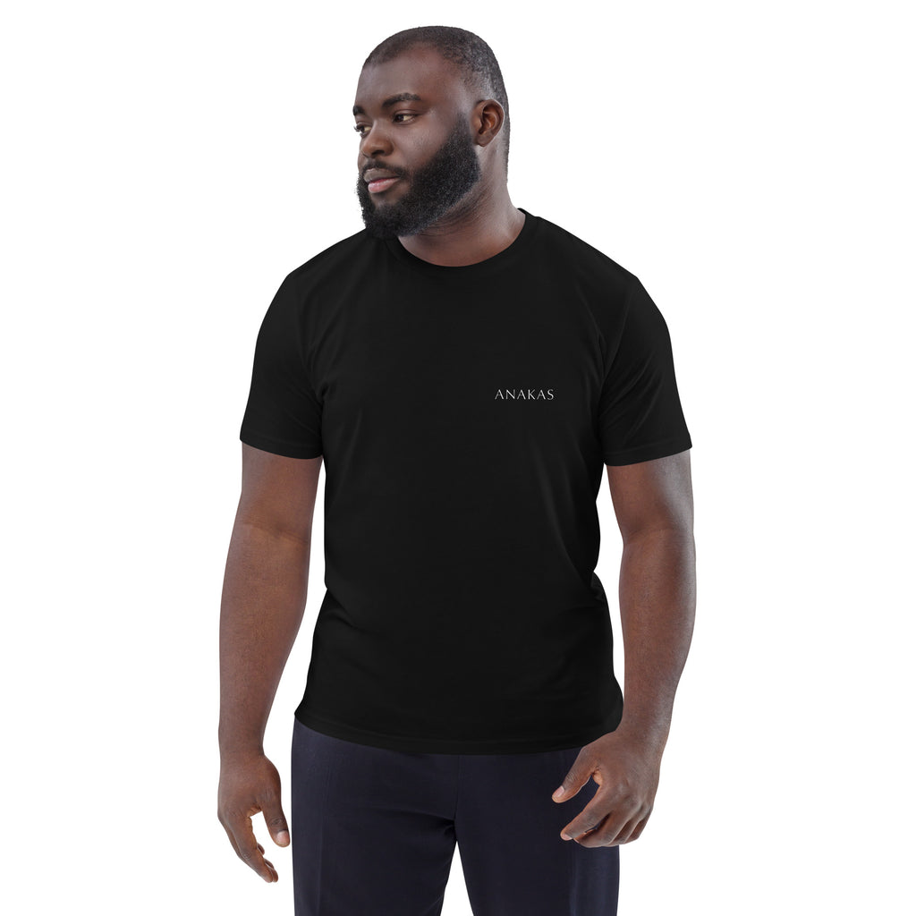 ANAKAS Essential Tee in Black, man front view