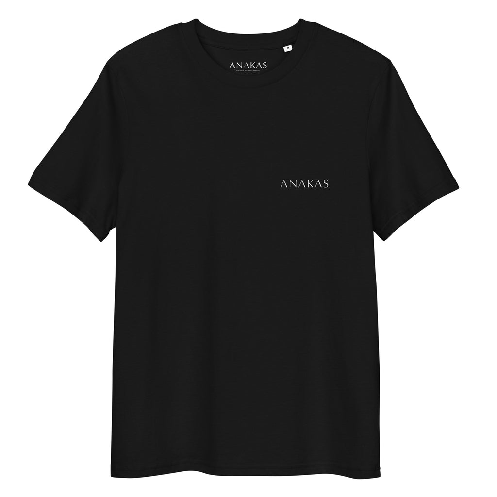 ANAKAS Essential Tee in Black, flont view