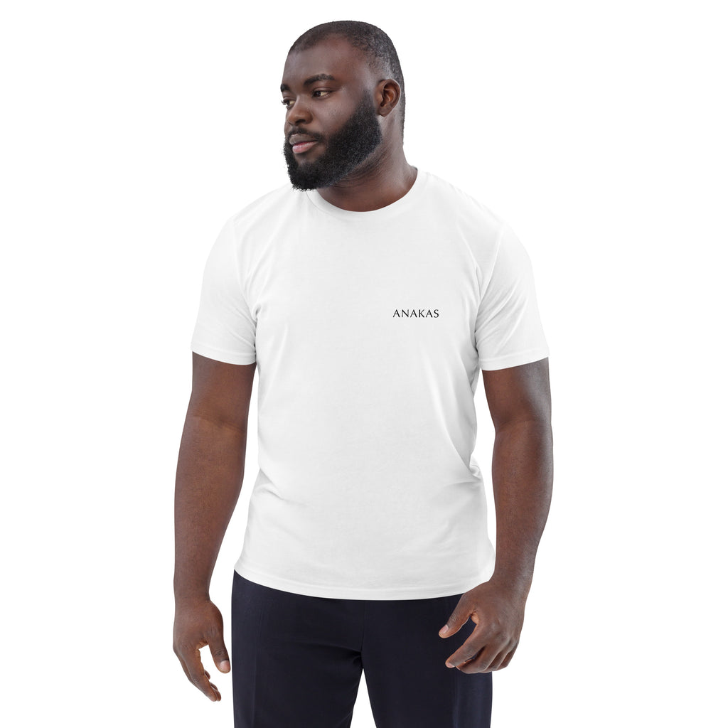 ANAKAS Essential Tee in White, man front view