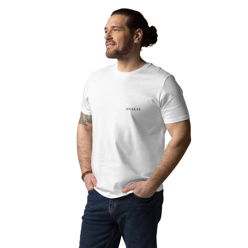 ANAKAS Essential Tee in White, man2 front view