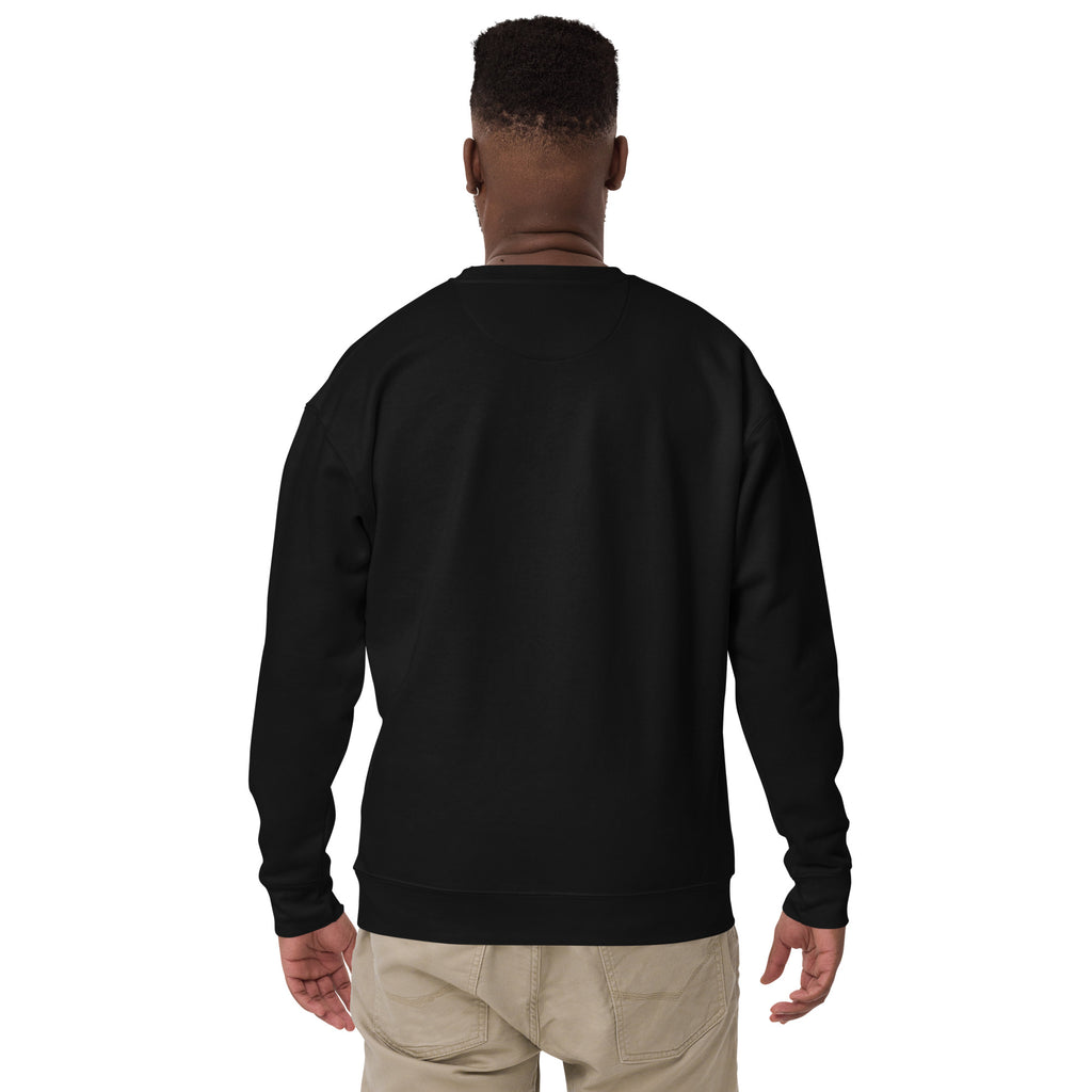 ANAKAS Essential Crewneck in Black, man2 back view
