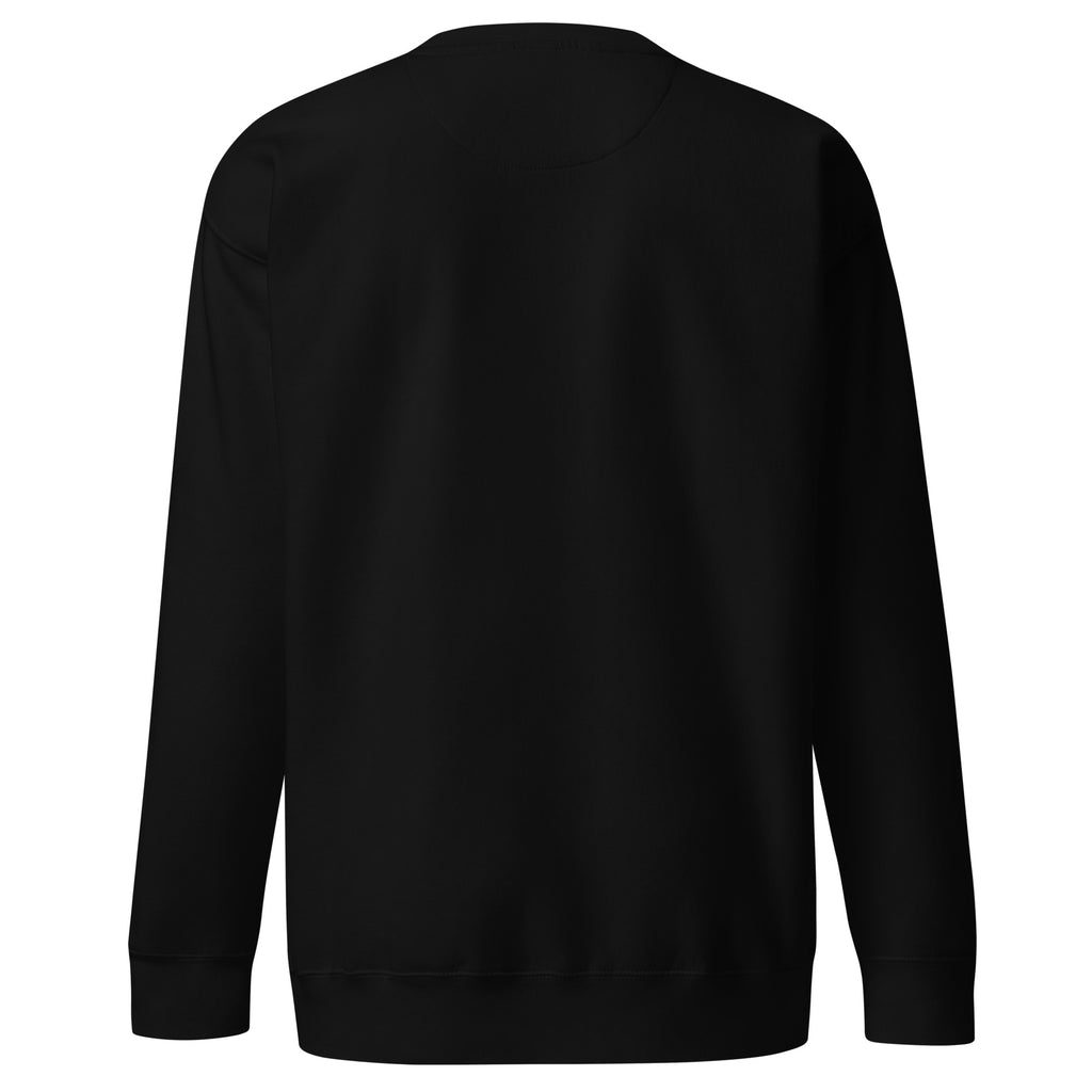 ANAKAS Essential Crewneck in Black, back view