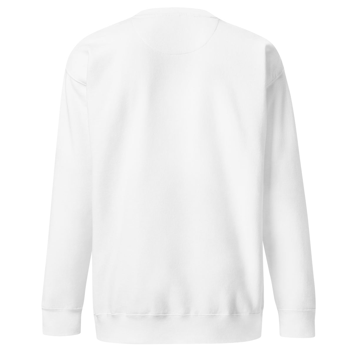 ANAKAS Essential Crewneck in White, back view