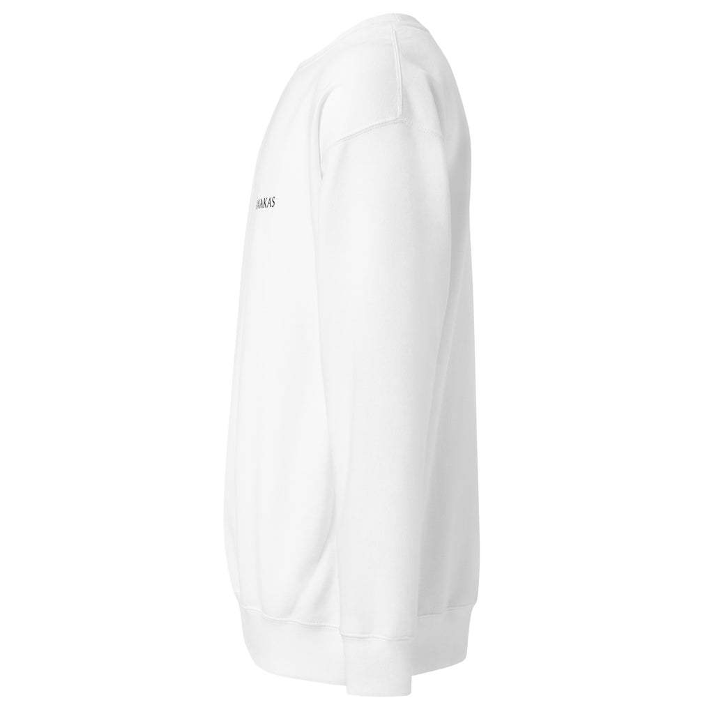 ANAKAS Essential Crewneck in White, left view