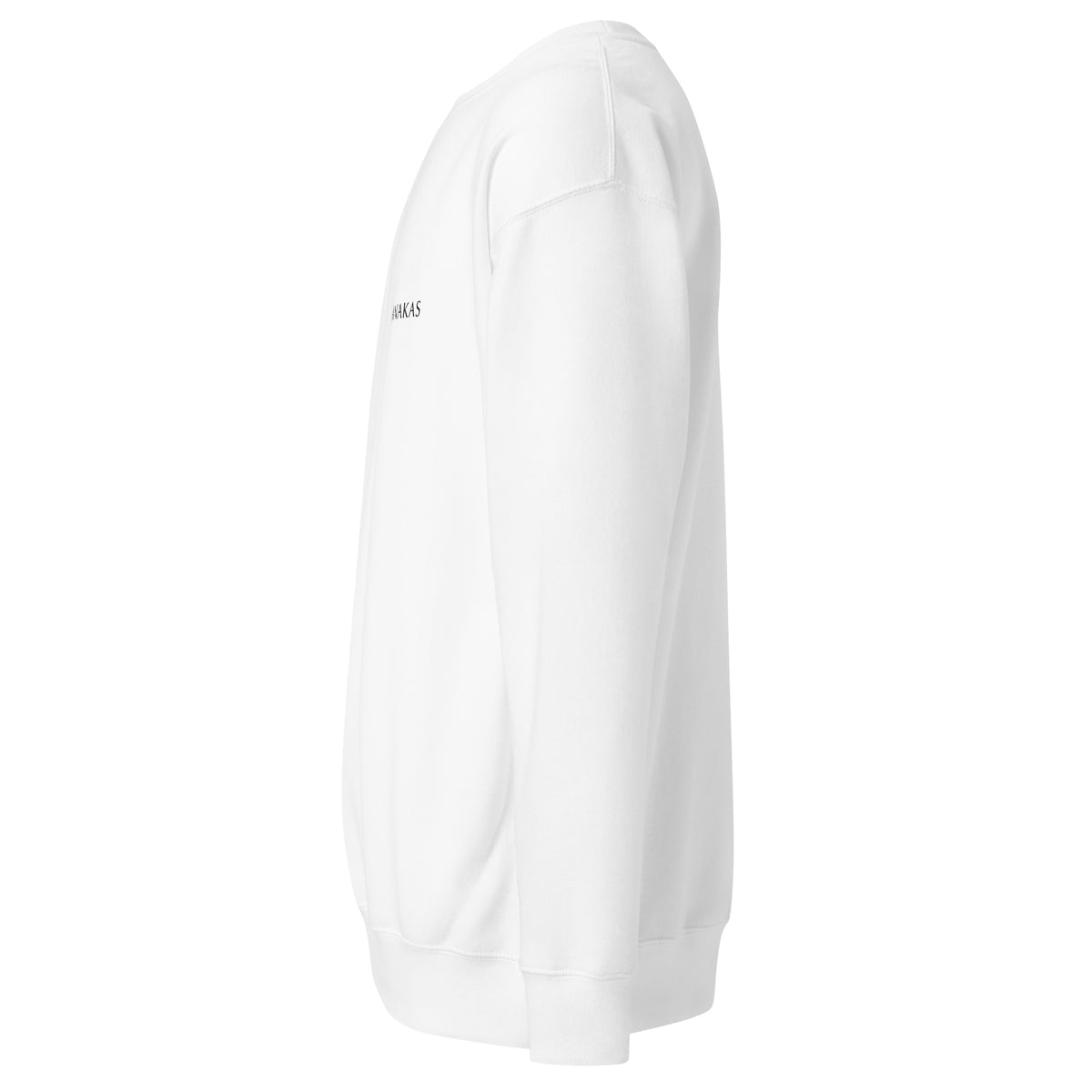 ANAKAS Essential Crewneck in White, left view